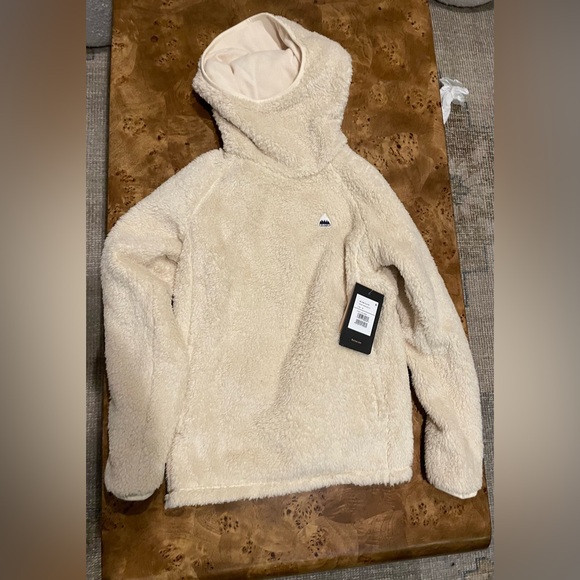 BURTON LYNX FLEECE PULLOVER in Crème Brûlée NWT XS - Picture 6 of 10